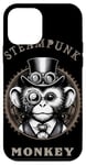 Coque pour iPhone 12 mini Steampunk Singe ludique rétro