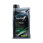 Wolf - Huile moteur ecotech 5W20 sp/rc D1-3 - Bidon d'1 litre - 1050523 - Ce produit de marque est neuf.