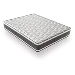 Matelas Ressorts Ensachés 180x200 - Ferme - Réversible - Côté Été/hiver - H25 Cm