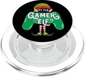 Gamer Elf Family Matching Christmas Video Game Gift PopSockets PopGrip for MagSafe