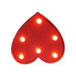 Luminous Heart Led Light Night Lamp Party Room Decoration