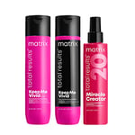 Matrix | Trio Keep Me Vivid | Shampoing + Après-Shampoing + Spray | Pour Cheveux Colorés Et Fragilisés | Protège + Fortifie | 300ml + 300ml + 200ml