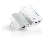 TP-LINK AV 500 WiFi Powerline Extender Starter Kit, 500Mbps, WLAN, vit