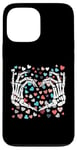 iPhone 13 Pro Max Skeleton Hand Heart Funny Bones Valentine's Day Men Women Case