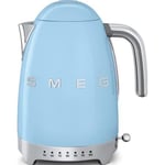 Bouilloire sans fil Smeg KLF04PBEU - 1.7L - 2400W - Bleu pastel