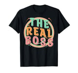 The Boss – The Real Boss – Funny Couple Groovy assorti T-Shirt