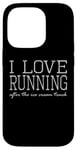 Coque pour iPhone 14 Pro I Love Running after the Ice Cream Truck – Entraînement amusant