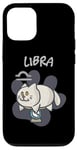 Coque pour iPhone 12/12 Pro Signe du zodiaque - Chat - Balance - Astrologie - Horoscope - Chat