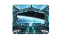 Awesome Spaceship Mouse Mat Pad - Space Alien UFO Earth Gift PC Computer #8775