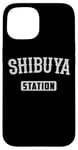 Coque pour iPhone 15 Shibuya Gare de Tokyo Souvenir du Japon