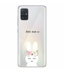 Coque Galaxy S20 PLUS lapin personnalisee fleur kawaii transparente