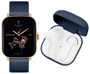 Radley Navy Strap Smart Watch and Earbud Set