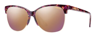 Smith REBEL WJ9/FN 58mm Womens Designer Sunglasses in Purple Red Marble Tortoise