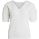 Neulepusero Vila  Knit Chassa Puff - Pristine