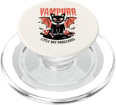 Vampurr Little But Dangerous Cat Cute Vampire Design PopSockets PopGrip for MagSafe