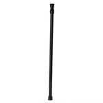 Telescopic Spring Tension Rod Window Curtain Rail High-Carbon Steel Punch-free Curtain Pole 9.8-35.4in, Black (55-90 diameter 1.3cm thin rod)