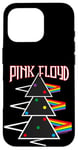 Coque pour iPhone 16 Pro Pink Floyd Sapin de Noël pyramide The Dark Side of the Moon