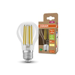 OSRAM LED ampoule à économie d'énergie, ampoule à filament, E27, blanc chaud (3000K), 7.2 watts, remplace une ampoule de 100W, très efficace et à économie d'énergie, pack de 6