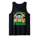 Funny Zoo Keeper My Coworkers Eat Their Veggies Tank Top