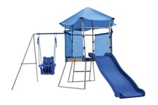 Chad Valley Climbing Frame with Toddler Swing and Kids Slide