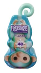 NEW OFFICIAL FINGERLINGS 48 PIECE PUZZLE Monkey in Shaped TIN Jigsaw Kids