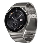 VeveXiao Strap Compatible with Huawei GT3 46mm/Watch 3/3pro GT 46mm/GT2 Pro/GT2 46mm,22mm Stainless Steel Replacement Strap for Galaxy Watch 46mm/Galaxy watch 3 45mm/Gear S3 Metal Band (Titanium Grey)