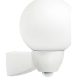 Garda Vegglampe E27 med Sensor 130°, hvit/opal