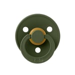 BIBS Anatomisk Colour Napp - Stl 2 - Naturgummi - Hunter Green