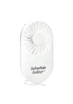 DiggitalWorld Mini ventilateur portable à main rechargeable avec 3 modes de puissance bleu bleu