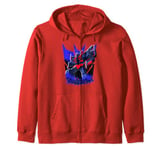 Transformers Starscream Graffiti Painted Wall Portrait Zip Hoodie