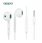Genuine OPPO MH156 3.5mm Headphones Earphone For OPPO A77 A78 A97 A57s A57e A58