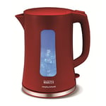 Morphy Richards Carafe filtrante en plastique 4396 Accents Bouilloire 1,2 Litre, 3000 W rouge