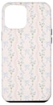 iPhone 12 Pro Max Cute Light Blue Bows Floral Flower Soft Pink Girl Coquette Case