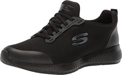 Skechers for Work Women's Squad SR Food Service Shoe Black