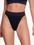 sloggi EVER Infused Aloe Vera High Leg Briefs, Black