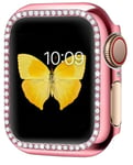 Apple Watch Serie 4/5/6/SE/SE2 Cover Diamond Case - 44mm - Pink