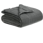 WOLTU Couverture pondérée Gris, 200x230cm, Couverture lestée Anti-Stress en Microfibre pour Adulte, Poids 11kg