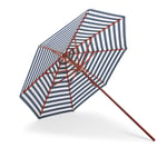 Fritz Hansen - Messina Umbrella Ø270, Dark Blue Stripes - Parasoll - Skagerak Design Team