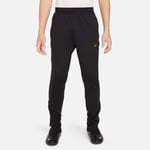 Nike Treningsbukse Strike Dri-fit - Sort/gull Barn, størrelse XS: 122-128 cm