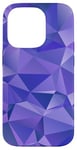 Coque pour iPhone 14 Pro Simple Abstrait Bleu Abstrait Triangle