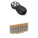 Kensington Télécommande de Présentation USB Sans Fil avec Pointeur Laser Rouge, Compatible avec Windows & macOS - Portée 20m (33374EU) avec les batteries Amazon Basics
