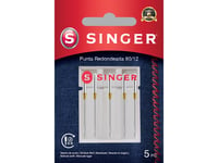 Sewing Machine Singer Needle Singer Ball Point 80/12 5 Pcs. For Knitted Fabrics