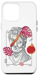 Coque pour iPhone 12 Pro Max Vaporwave Buste romain Surréaliste Statue rétro Futurisme Esthétique