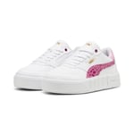 Puma Girls Cali Court Animal Sneakers - White - Size UK 4.5