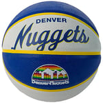 Wilson Mini-Basketball, Team Retro Model, DENVER NUGGETS, Outdoor, Rubber, Size: MINI