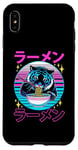 iPhone XS Max Tiger Eating Ramen Japanese Noodles Soup Case