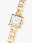 COEUR DE LION 7632/74-1643 Women's Swarovski® Crystals Bracelet Strap Watch, Gold/Multi