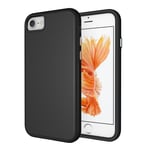 Matte Tough Rear Case for Apple iPhone 8 - Black