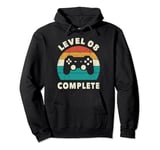 Level 8 Complete 8th Wedding Anniversary For Him Her Funny Pullover Hoodie