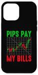 Coque pour iPhone 12 Pro Max Funny Trading Trader Humour Pips Pay My Bills